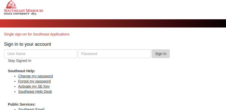 semo portal login