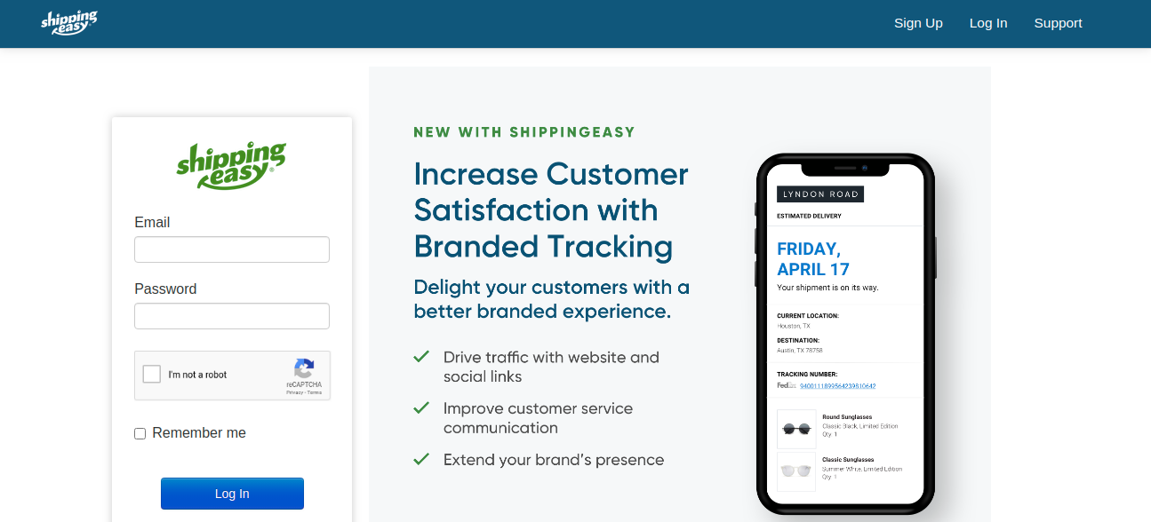 ShippingEasy Login
