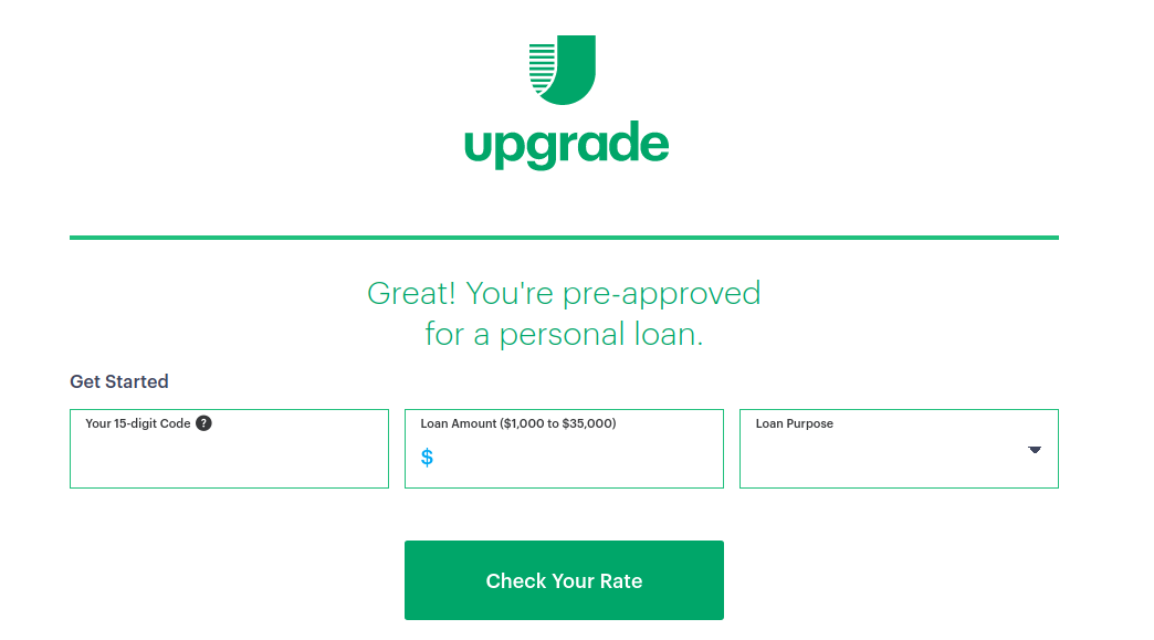 Upgrade Personal Loans Apply