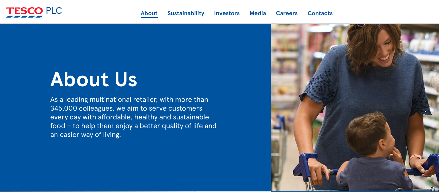 tesco about us